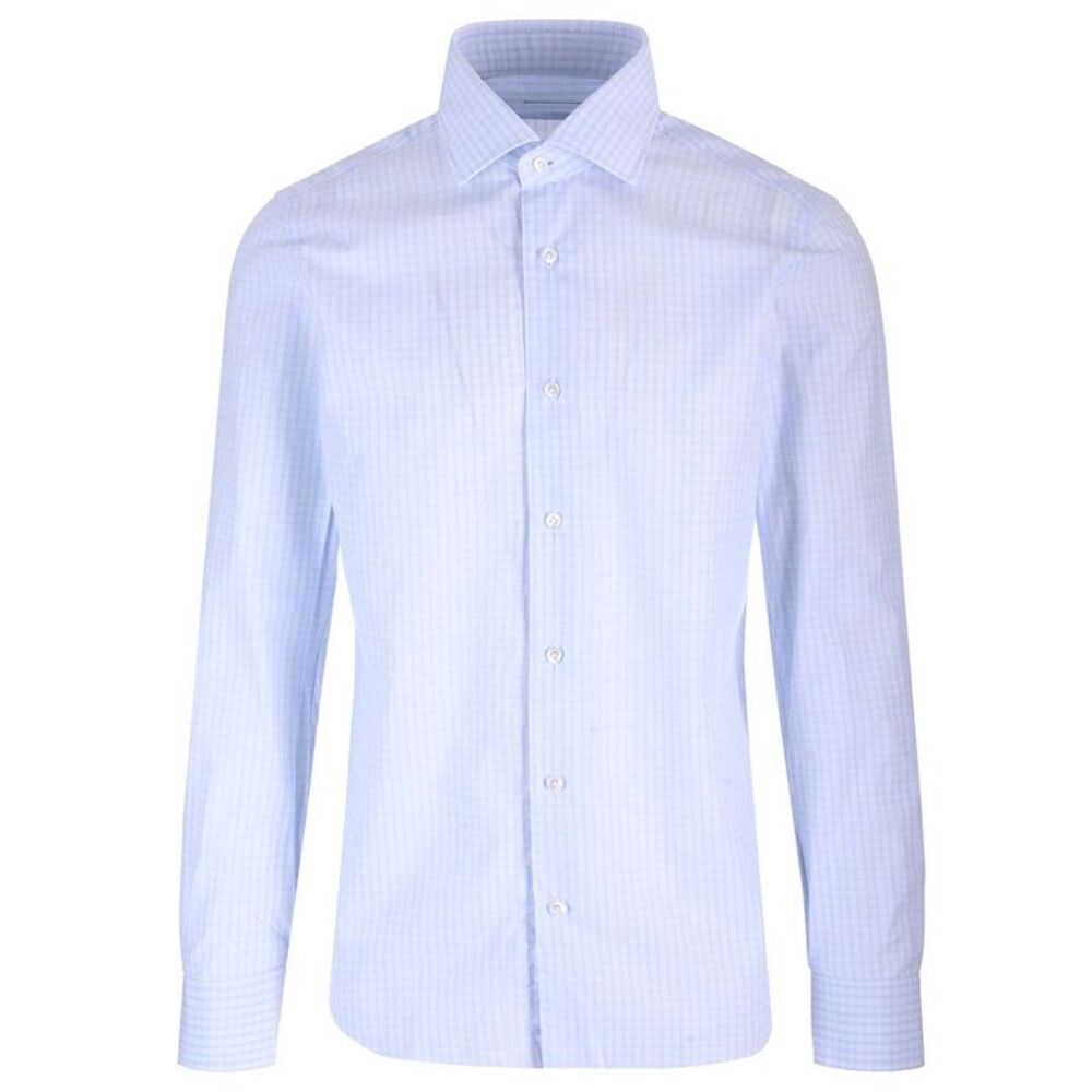 Barba Men "Culto" Check-Print Shirt